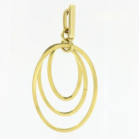 Hänge, 19x37mm, GHA, 18K Vikt: 1,3 g