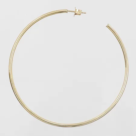 Udda örhängen, Ø62mm, buckligt, 18K Vikt: 1,7 g