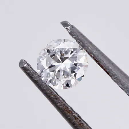 Lös diamant ca 1x0,17ct TW (F)/Si, nagg på gördel