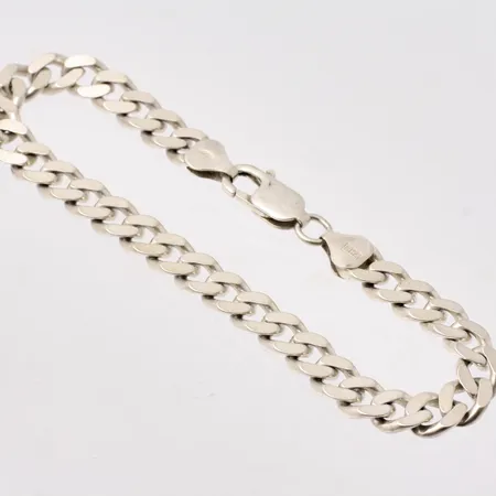  Armband i silver, 20,5cm, Pansar, bredd 7,1mm, 925/1000, tillverkad av Guldfynd, vikt 18,34g.