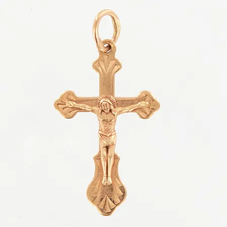 Hänge, krucifix, ca 27mm, 14K Vikt: 0,8 g