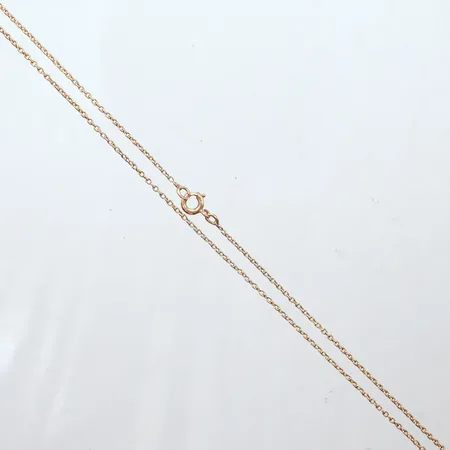 Kedja Ankar, längd 43cm, bredd 1,4mm, defekt lås, 18K Vikt: 3,1 g