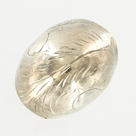 Ring stl 18½, bredd: 30mm, silver 925/1000 Vikt: 8,5 g
