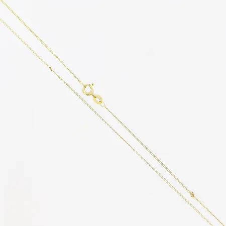 Kedja Pansar, defekter, trasslig länk, 18K Vikt: 1,6 g