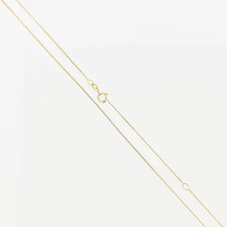 Kedja Pansar, reglerbar 48,5, 53,5cm, bredd  0,7mm, 18K Vikt: 1,6 g