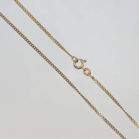 Halskedja Pansar, längd 60cm, bredd 2mm, 18K Vikt: 7 g