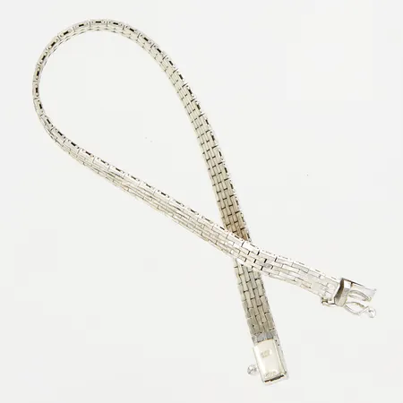 Armband, 19cm, bredd: 5,5mm, silver 835/1000,  Vikt: 13 g