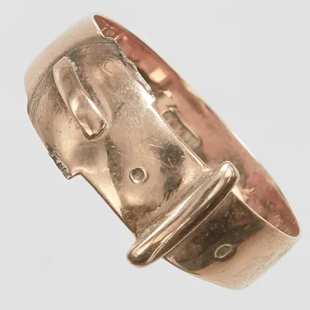Ring, stl: 18¾, skadad, 9K Vikt: 2,5 g