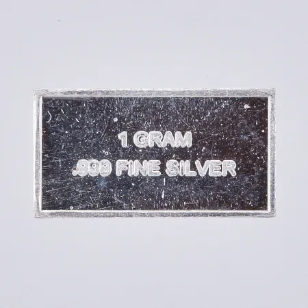 Tacka, 1,5cmX0,8cm, 999/1000, silver Vikt: 1 g
