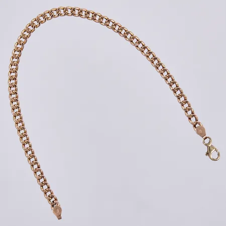 Armband pansar, längd: ca 20cm, bredd: ca 4mm, 14K Vikt: 4,4 g