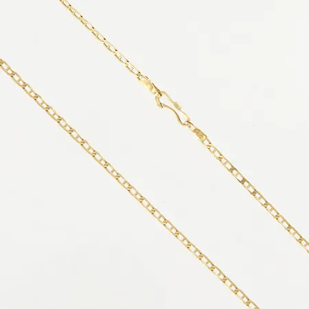 Kedja, 50,5cm, bredd 2mm, 14K Vikt: 4,5 g