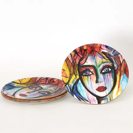 Fyra Coasters, Ø11cm, Carolina Gynning, Slice of life, 