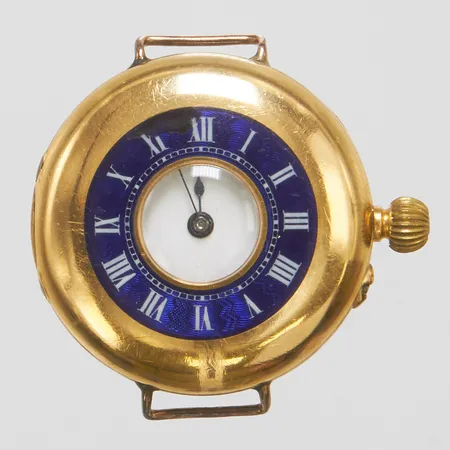 Damur 18K, manuell, 31,9mm, skadad emalj, boettnr: 92040, bruttovikt: 29,8g