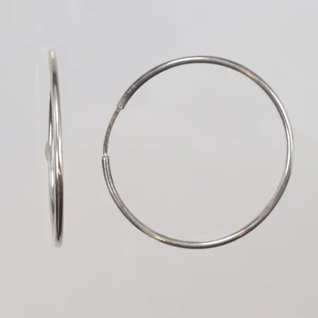 Ett par Örhängen, ringar Ø37mm, silver 925/1000 Vikt: 2,5 g