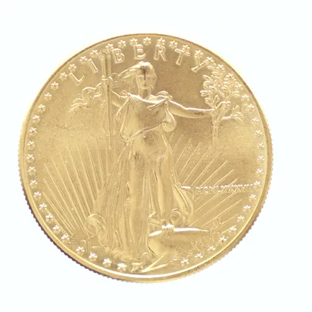 Guldmynt Amerikansk 1 Oz 50 Dollar Eagle , Finguld 1oz 31,1g (Bruttovikt 33,93) 21k 