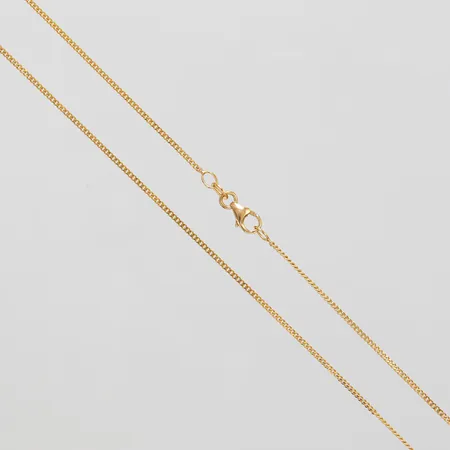 Kedja, Pansar, längd: 45,1+50,3cm, bredd: 1mm, 18K Vikt: 2,5 g