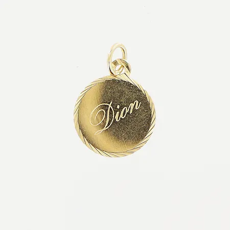 Hänge 19mm, bredd 14mm, gravyr, 18K Vikt: 0,7 g