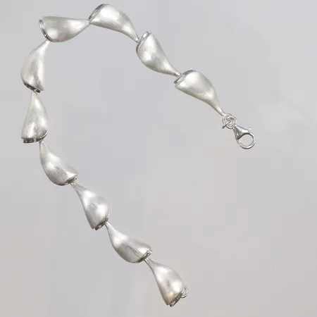 Armband 19,5cm bredd 2-10mm GHA silver 925/1000 Vikt: 15,7 g