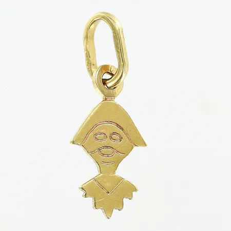 Hänge, 8x21mm, 14K Vikt: 0,7 g