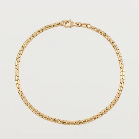 Armband, längd ca 18.5 cm, bredd 2.4 mm, 18k. Vikt: 3,6 g
