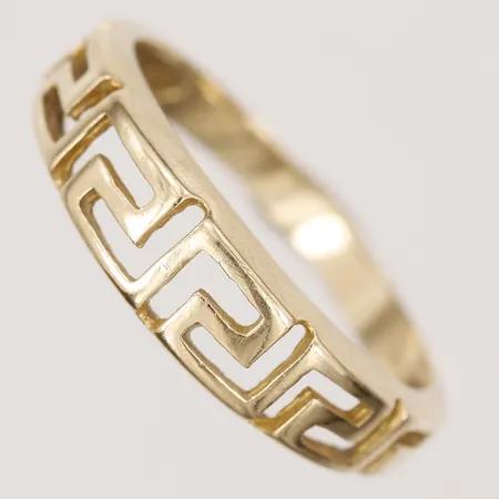 Ring, stl 19¼, 14K Vikt: 2,9 g