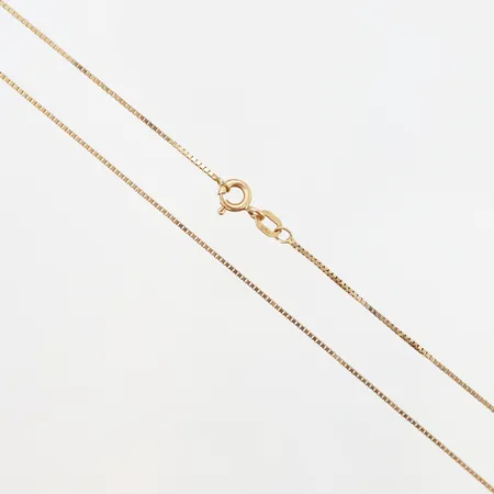 Kedja Venezia, 45,5cm, bredd: 1mm, GHA, 18K  Vikt: 2,4 g