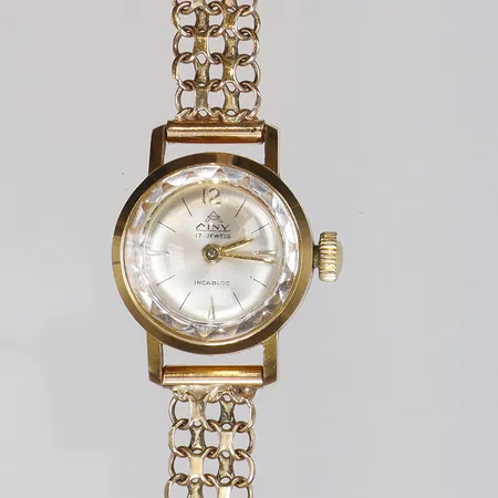 Damur Ciny, 18K i länk (längd 18cm, bredd 6mm), 18K, bruttovikt 17,2g 