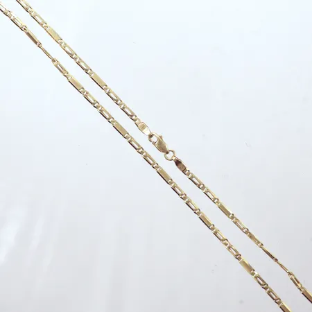 Kedja, längd 45cm, bredd 2,6mm, 14K Vikt: 8,8 g