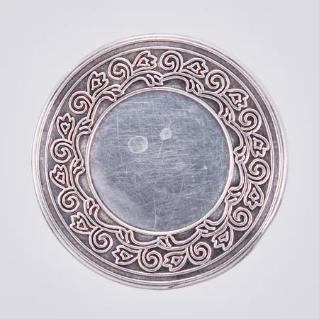 Dosa, Ø ca 35mm, höjd: ca 15mm, 925/1000, silver Vikt: 12,4 g