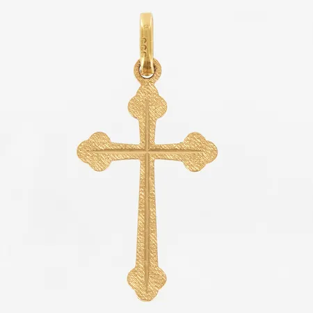 Hänge, kors, 24mm, 18K Vikt: 0,8 g