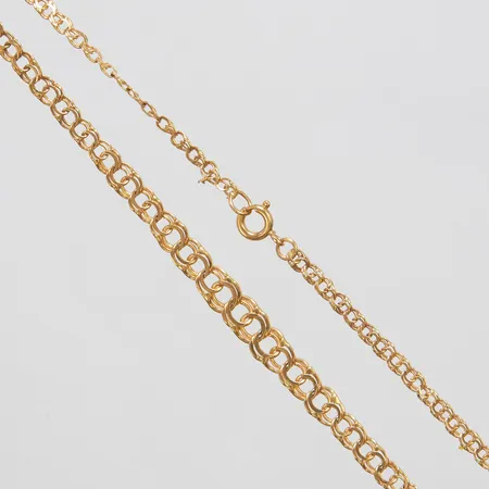 Kedja, 43,5cm, Bismarck, skadade länkar, 18K 