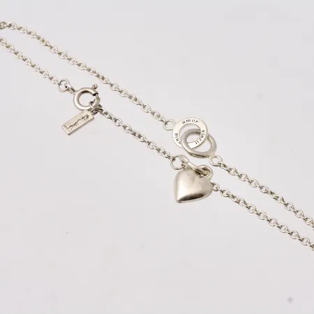  Armband i silver, 17-19,5cm, Ankar, bredd 1,7mm, 925/1000, tillverkad av Attling, vikt 3,27g.
