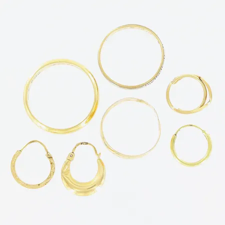 Diverse guld, defekter, 18K Vikt: 10,2 g