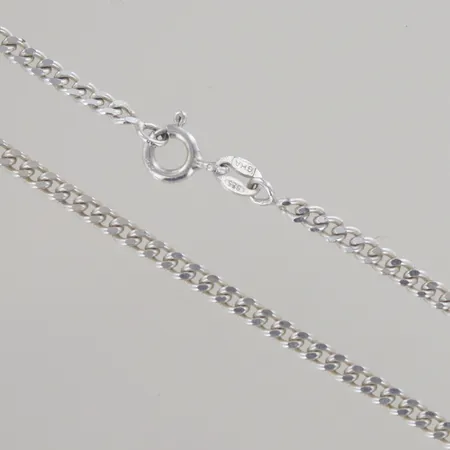 Halskedja pansar längd 45 cm, bredd 2,7 mm, silver 925/1000 Vikt: 8,8 g