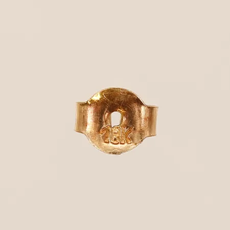 En udda snurrebuss, Ø4 mm, 18K guld. Vikt: 0,1 g