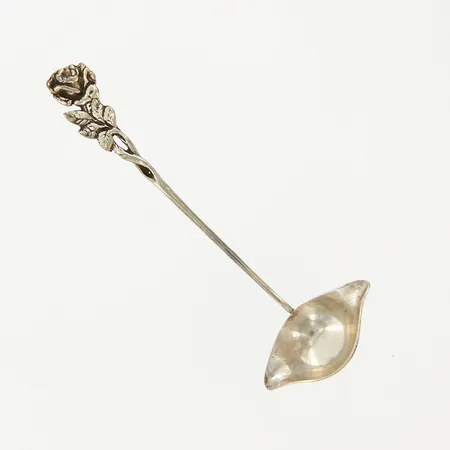 Slev, 12,8cm, Rosen, silver 830/1000 Vikt: 13,5 g