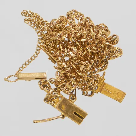 Diverse guld, defekt, skadat, 18K Vikt: 4,6 g