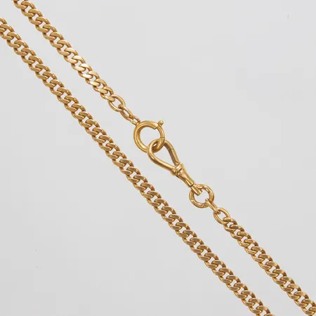 Klockkedja, 44,7cm, pansarlänk, 18K  Vikt: 30,9 g