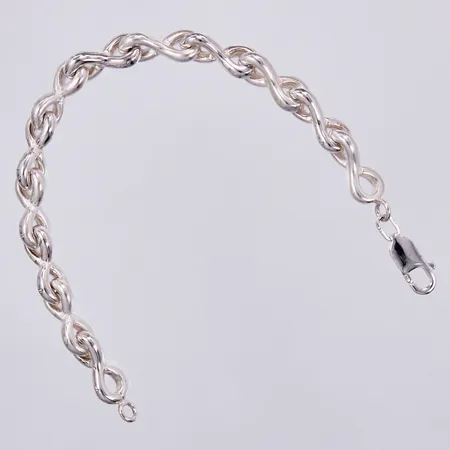 Armband, längd: ca 19,6cm, bredd: ca 3-8mm, Boströms Guld Ab Piteå, silver, 925/1000 Vikt: 33,9 g