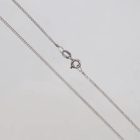 Kedja Pansar 40cm bredd 1mm silver 925/1000 Vikt: 2 g