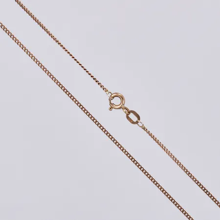 Kedja Pansar längd ca 47,5cm, bredd ca 1mm, 9K Vikt: 1,8 g