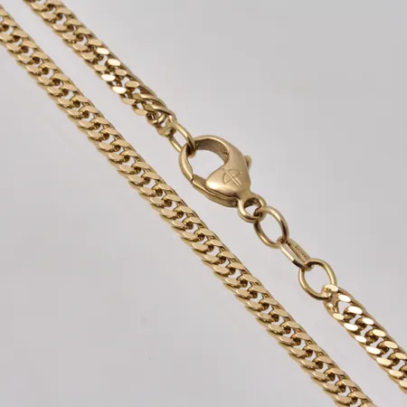Kedja i 18K guld, 47,5cm, Pansar, bredd 2,8mm, tillverkad av Balestra, vikt 14,77g.