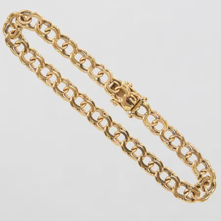 Armband, Bismarck, längd: 19cm, bredd: 6,5mm, Svedbom & Co AB, Solna, 2002, 18K Vikt: 13,6 g