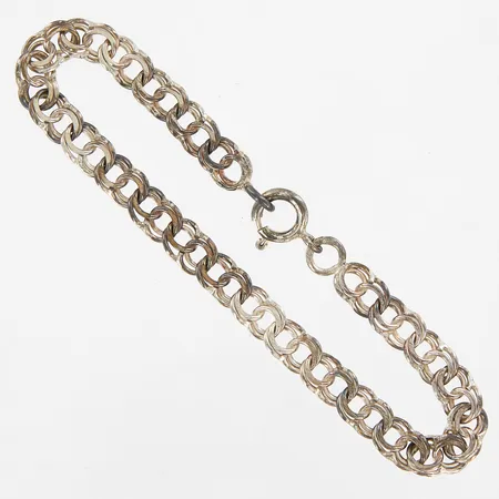 Armband Bismarck, 17,5cm, bredd 6mm, silver 925/1000 Vikt: 6,7 g