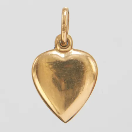 Hänge, hjärta, 22x12,5mm, UnoAErre, 18K Vikt: 1,2 g