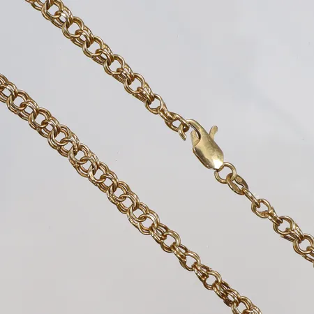 Halskedja, längd 43cm, defekt, 18K  Vikt: 6,7 g