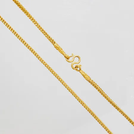 Kedja, Rävsvans, längd: 51,2cm, bredd: 3,2mm, Thaiguld, 23K Vikt: 45,5 g