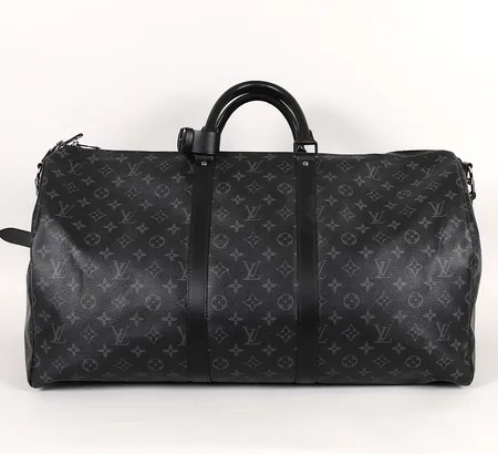 Väska Louis Vuitton Keepall Bandouliere 55, modell:M40605, hänglås med nycklar samt tillhörande mini dustbag, bruksskick, inga tillbehör. Vikt: 0 g
