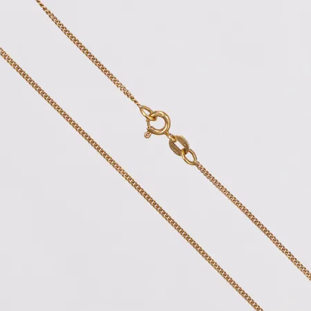 Kedja, Pansar, längd 41cm, bredd 1,1mm, Balestra, defekt lås, 18K Vikt: 2,6 g