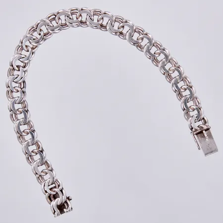 Armband Bismarck, längd: ca 19cm, bredd: ca 9mm, 830/1000 silver  Vikt: 23,3 g